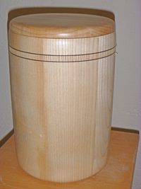 Holz Urne schlicht